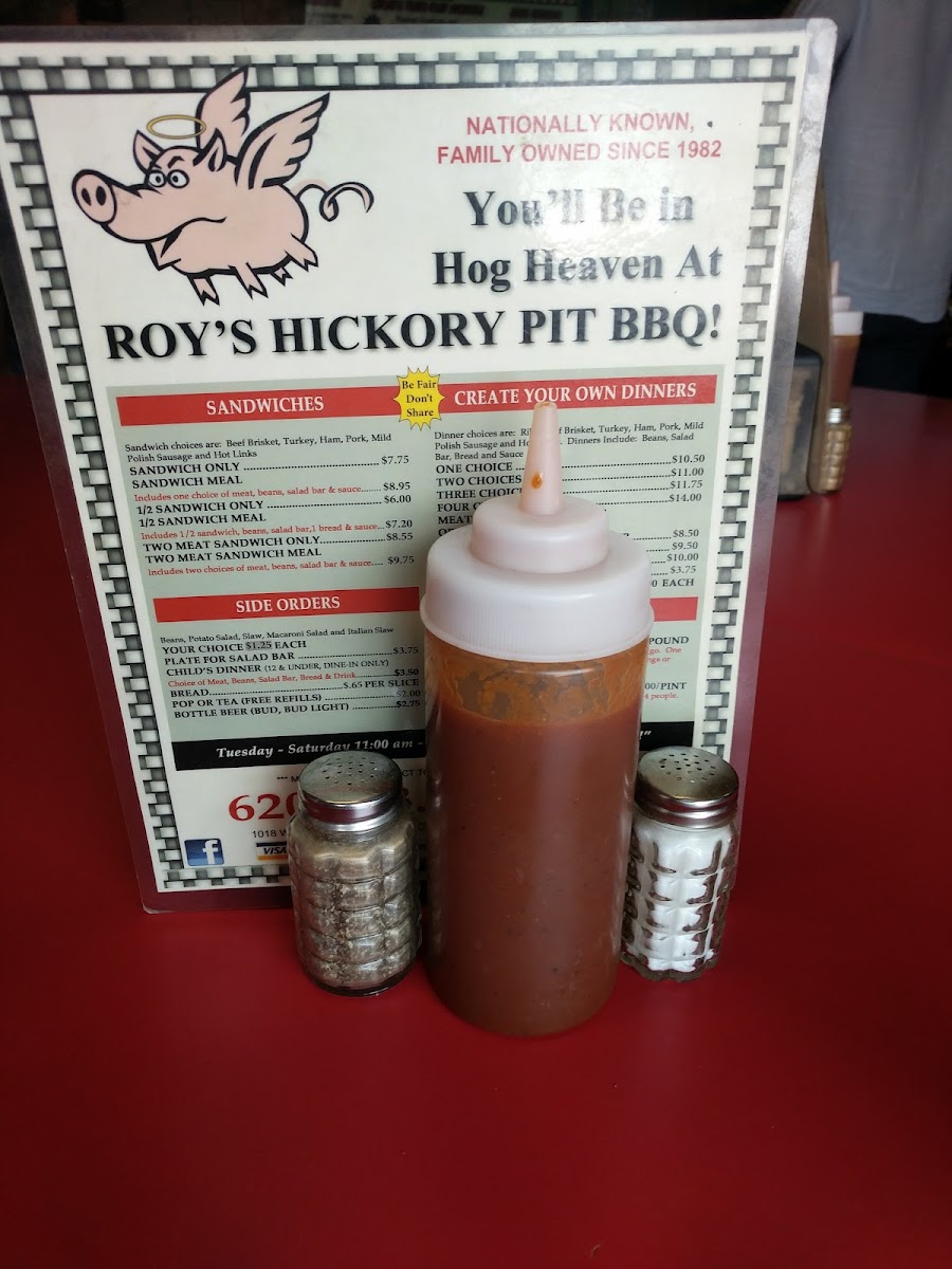 Menu Roy's Hickory Pit Bbq-4
